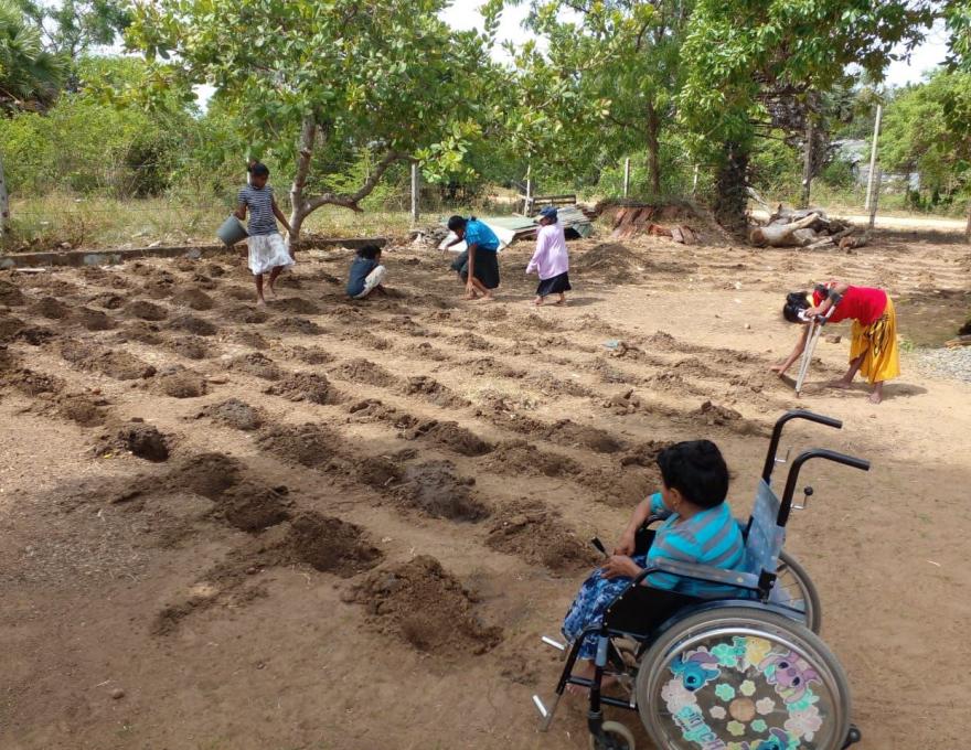 Sahana Sewana - Rehabilitation And Training Of Disabled Persons FARMING